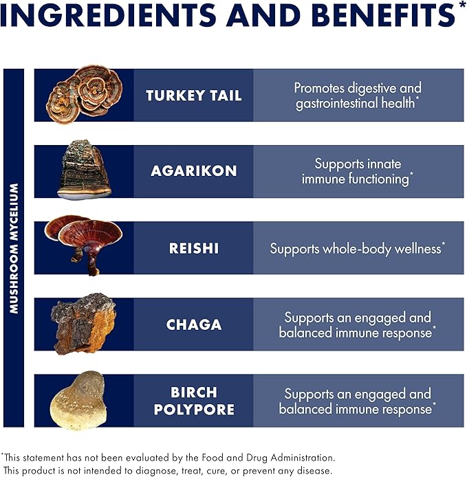 Host Defense MycoShield Throat Spray - Immune Health Support - Dietary Mushroom Supplement with Chaga, Reishi, Turkey Tail & More - On-The-Go Immune Support - Winter Mist, 1 fl oz (71 Servings)*
