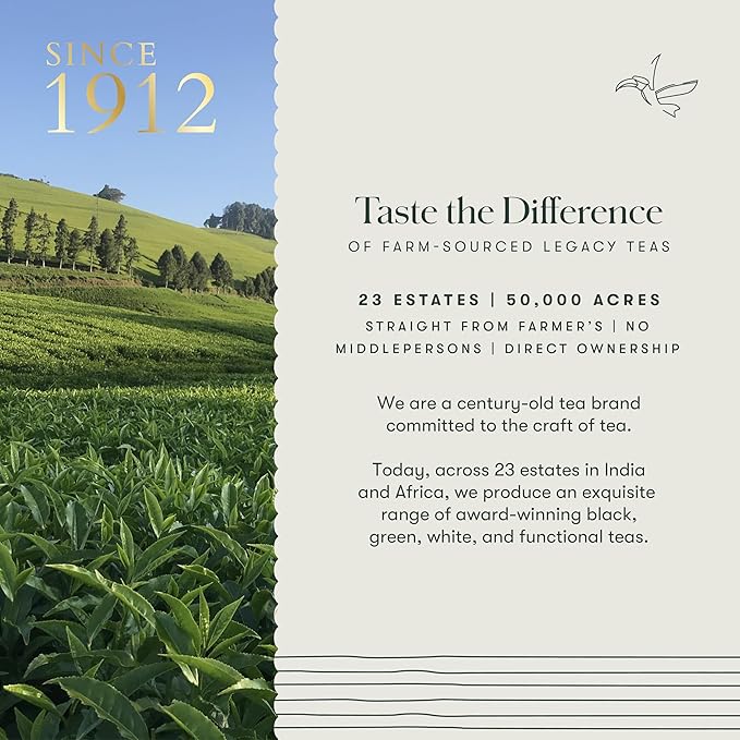 Luxmi Estates - Minty Mile - Organic Chamomile Mint Tea - Loose Leaf - 50g (25 Cups) | With Chamomile, Lemongrass, Spearmint and Peppermint | Low Caffeine Chamomile Tea | Best for Night Time