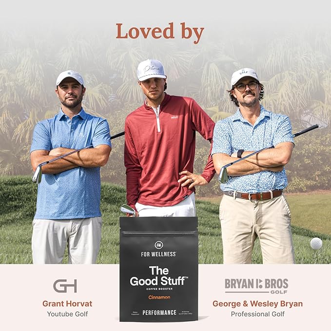 For Wellness The Good Stuff Performance – Coffee Booster | Collagen + MCT Powder Supplement with L-Theanine and Antioxidants for Jitter-Free Energy & Stamina | Non-Dairy, Keto-Friendly, 30 Servings