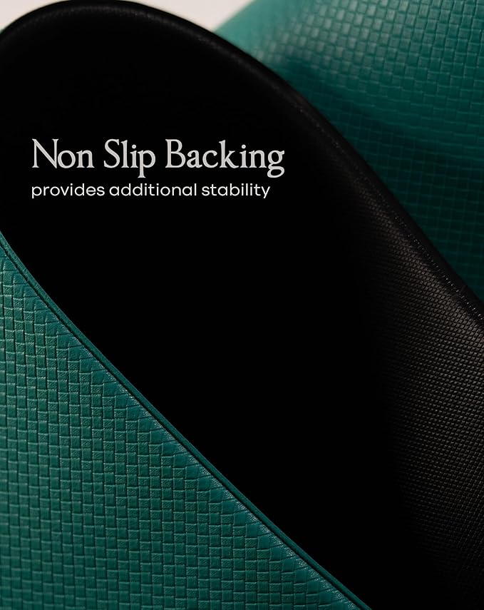 Anti-Fatigue Kitchen Mat Set – 2-Piece Memory Foam Cushioned Mats for Standing – Green, 18×30 & 18×60, 0.4 in Thick, Waterproof, Non-Slip – Homergy