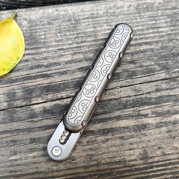 EDC Fidget Slider Fidget Toy Adult Stress Relief Metal Rotation Push Pull ADHD Recreational Fidget Toy Tactile Coin Fritter