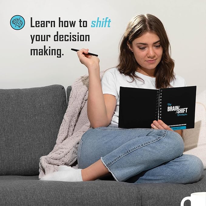 The Behavior Shift Brain Shift Journal: Decisions & Goals - Productivity Planner with Guided Prompts for Personal growth, Goal & Decisions - Gratitude & Manifestation journal -13 Week Self Care Tool