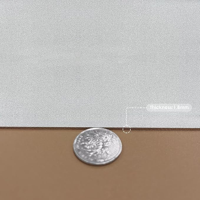 Leather Desk Mat,1.8mm Thick,15.75x63 Inch Desk Cover,Desk Protector Mat,Dresser Cover Top,XL Desk Mat,Table Top Protector,Dresser Protector Top,Desk Cover Protector(Khaki+Silvery,15.75x63)