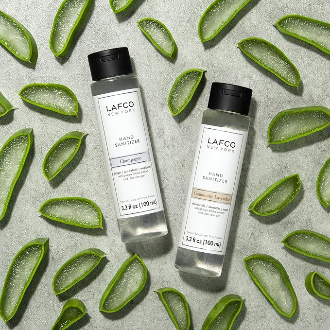 LAFCO New York Hand Sanitizer, Chamomile Lavender - 3.3 fl oz - Purifies & Hydrates - Cruelty Free