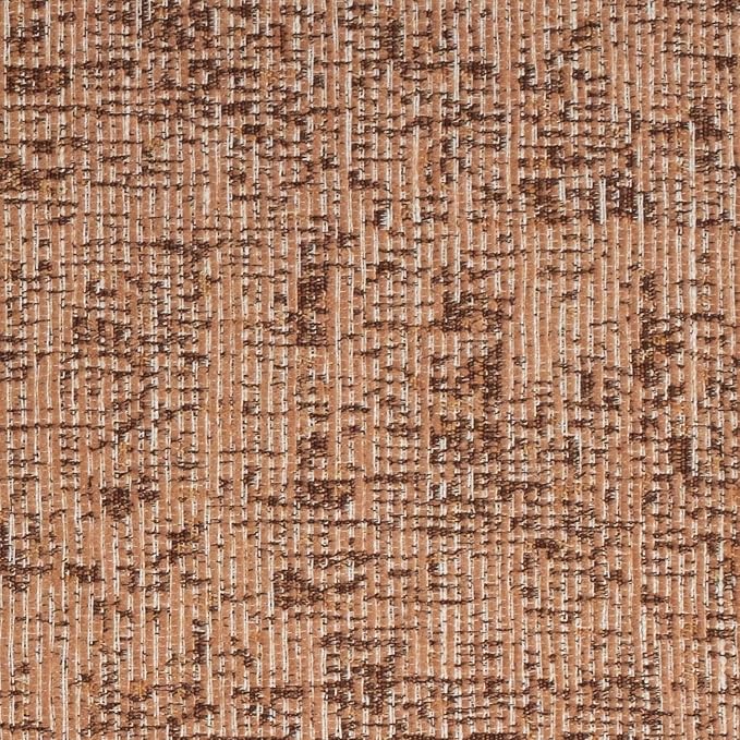 Sweet Home Collection Chair Cushion Memory Foam Pads Honeycomb Pattern Slip Non Skid Rubber Back Rounded Square 16" x 16" Seat Cover, 2 Pack, Broadway Rust/Brown