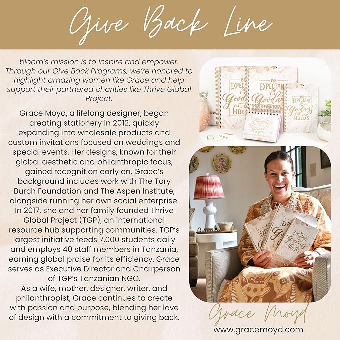 bloom daily planners 2025-2026 (8.5" x 11") Academic Year Day Planner (July 2025 - July 2026) - Weekly & Monthly Dated Agenda Organizer with Stickers & Tabs - Moments of Grace