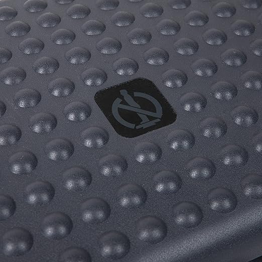 Mind Reader Foot Rest, Under Desk at Work, Ergonomic, Height Adjustable, Office, Plastic, 18" L x 13.5" W x 6.5" H, Black (Pack of 5)