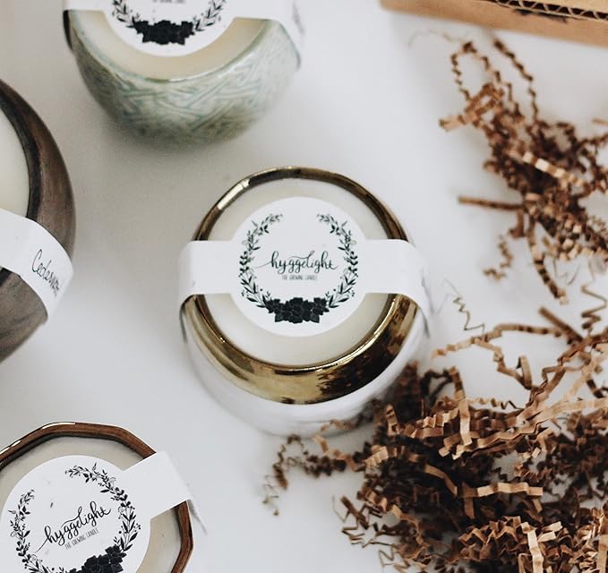 The Growing Candle, Sandalwood & Vanilla Scented, 10oz Ceramic Pot, Aromatherapy Candles for Home, 100% Soy, Clara