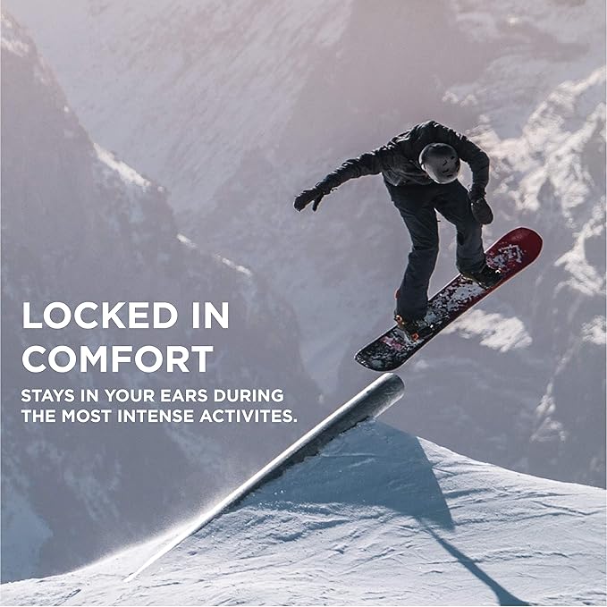 Foam Masters Memory Foam Ear Tips for AirPods Pro 1st & 2nd Gen | Comfortable | Secure | Better Noise Cancellation | Version 3.0 Replacement Buds (Small, Med, Large - 3 Pairs, Black)