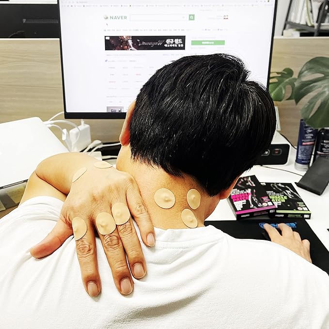 [45Pack] Muscle Magnetic Patch with Natural Oil, Magnetic Acupressure Patches, 1300 Gauss, Magnet Therapy, Light Magnetic Energies, Made in South Korea (45)