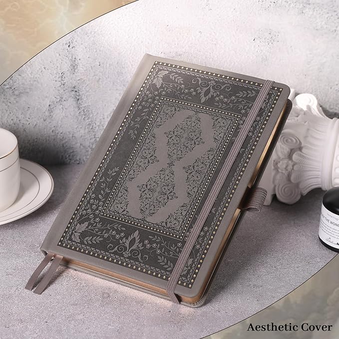 TIEFOSSI Bullet Dot Journals for Women Men, Dot Journals for Writing Women, 160gsm Thick Paper, 190 Numbered Pages, for Planner Organization