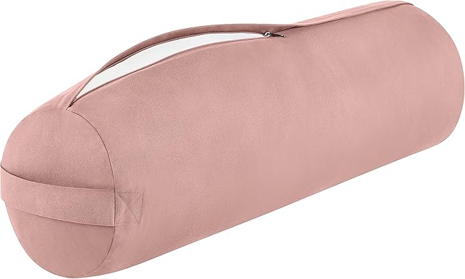 Retrospec Retrospec Sequoia Yoga Bolster Pillow - Meditation Cushion for Yoga Practices - Includes Machine Washable 100% Cotton Cover & Durable Carry Handle