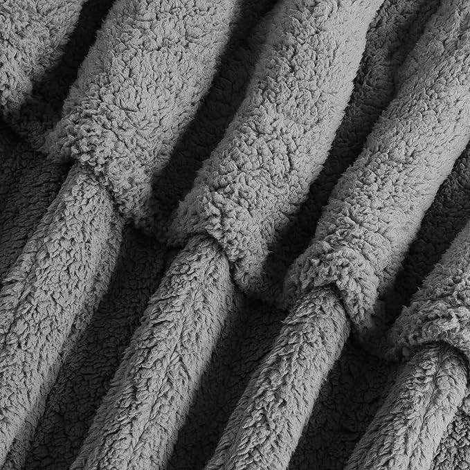 Electric Heated Blanket 6 Heating Settings & 10H Auto Off Full 72×84 Ultra-Soft Warm Machine Washable Home Office Light Gray