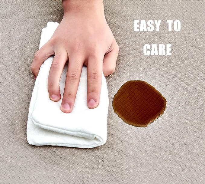 Anti Fatigue Kitchen Rugs Kitchen Mats for Floor,Cushioned Non-Slip Waterproof Ergonomic Comfort Rug Standing Mat for Kitchen,Doing Dishes,Floor,Home,Office,Sink,Laundry,Beige,17.3"x39"