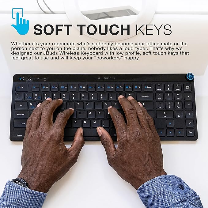 JLab JBuds Wireless Keyboard JBuds Wireless Mouse Bundle