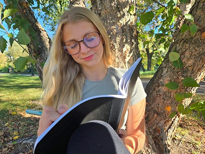 VISOONE Lightweight TR90 Blue Light Blocking Glasses Frame with Anti Glare Eye Protection for Women and Men RANE