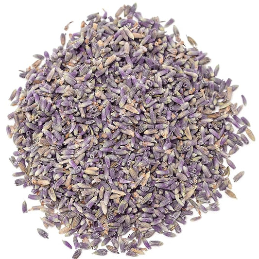 Lavender Tea 1LB (16Oz) 100% Certified Organic| Lavender Flowers Dried | Loose Lavender Tea| Perfect for Tea, Baking, Lemonade, DIY Beauty, Sachets & Fresh Fragrance | 100% Raw Albanian Harvest |