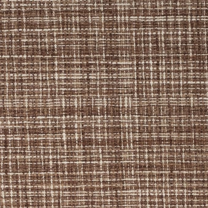 Sweet Home Collection Chair Cushion Memory Foam Pads with Ties Honeycomb Pattern Slip Non Skid Rubber Back Rounded Square 16" x 16" Seat Cover, 6 Pack Aria Dark Brown