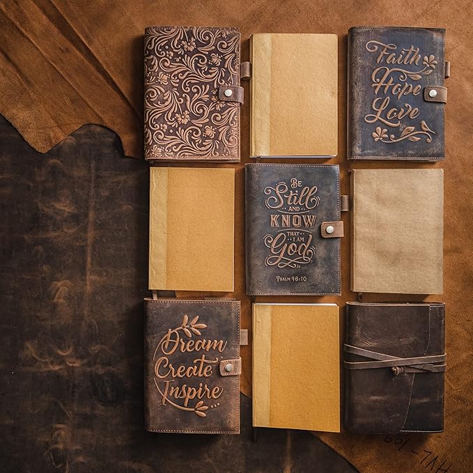 Moonster Lined Paper Refill Notebooks for Refillable Leather Journal – Eco Friendly Acid-Free & Tree-Free Recycled Cotton Sheets A5 Ruled Notepad 8.25 x 5.75 Inches w/ 160 Soft Pages & Bookmark