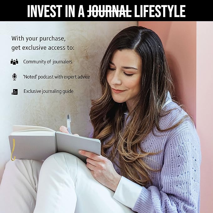 Bullet Dotted Journal Dot Grid Notebook | B5 Daily Journaling Notebooks for Personal Writing, Work, Women | 160gsm Thick Paper, Hard cover, Lay Flat Binding | B5 < 8.5 x 11 Cuaderno Libretas de apuntes