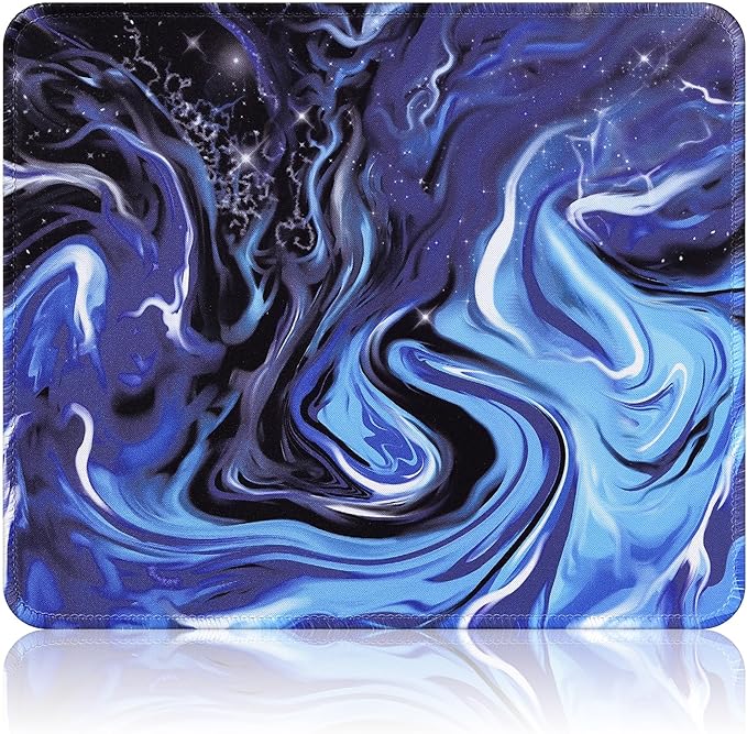 ALOANES Waterproof Mouse Pad with Stitched Edge, Premium-Textured Mouse Mat, Non-Slip Rubber Base Mousepad for Laptop, Computer & PC, Desk Mat for Gamer, Office & Home, Starry Sky