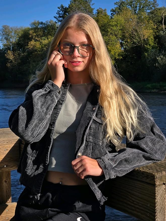 VISOONE Lightweight TR90 Blue Light Blocking Glasses Frame with Anti Glare Eye Protection for Women and Men RANE