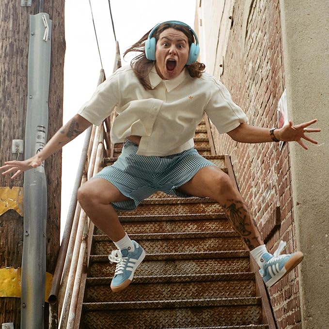 Skullcandy Crusher ANC 2 Over-Ear Noise Canceling Wireless Headphones with Sensory Bass and Extra Charging Cable, 50 Hr Battery, Microphone, Works with Bluetooth Devices - Preppy Summer Resort