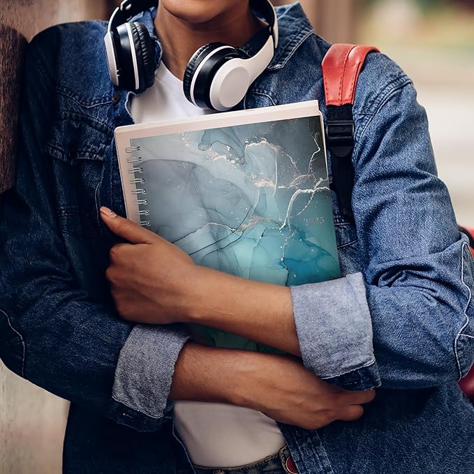 Cambridge 2025 Planner, Weekly & Monthly, 8-1/2" x 11", Large, Glacier (1727-905-25)