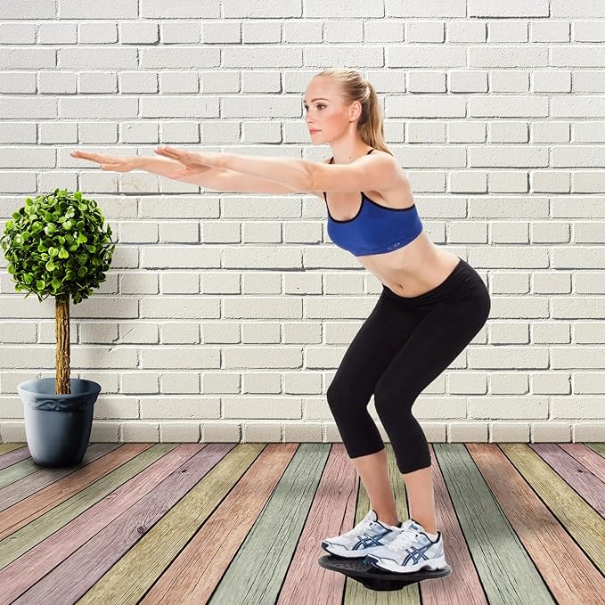 Daiwa Felicity Balance Board Disc Wobble Board Physical Therapy Equipment Core Trainer Lightweight Only 1 pound and Holds Up to 300 ponds