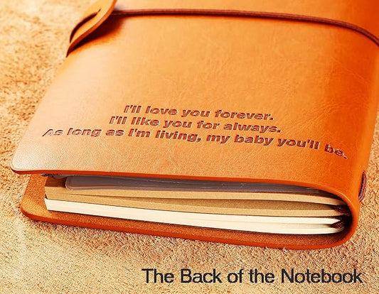 Son Gift-Baby Journal Gift Shower for Son -Little Notes to My Little Son -Baby Son Keepsake-Mother to Son Gift-Refillable Photo Diary Journal-Memory Notebook Gift