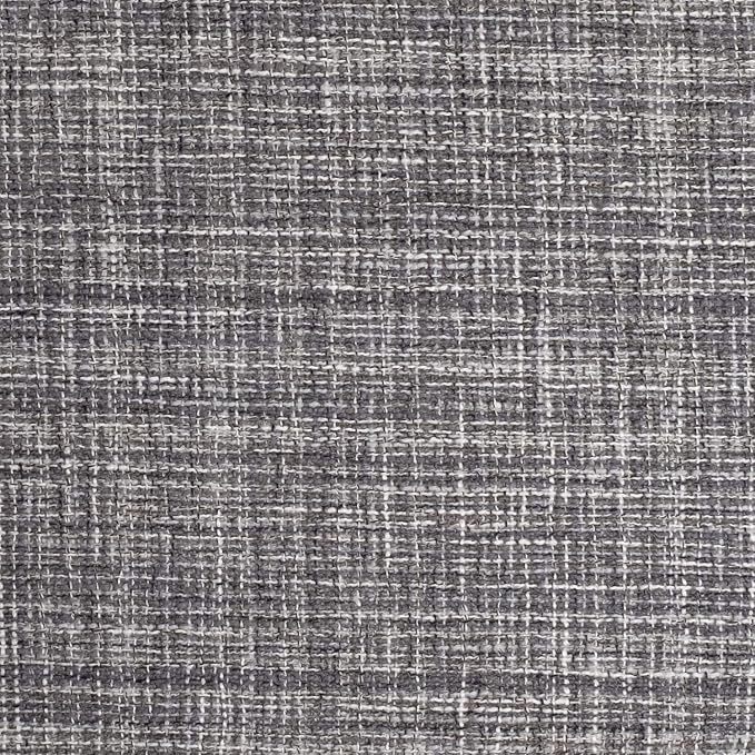 Sweet Home Collection Chair Cushion Memory Foam Pads with Ties Honeycomb Pattern Slip Non Skid Rubber Back Rounded Square 16" x 16" Seat Cover, 2 Pack, Aria Multi Gray 6 pack