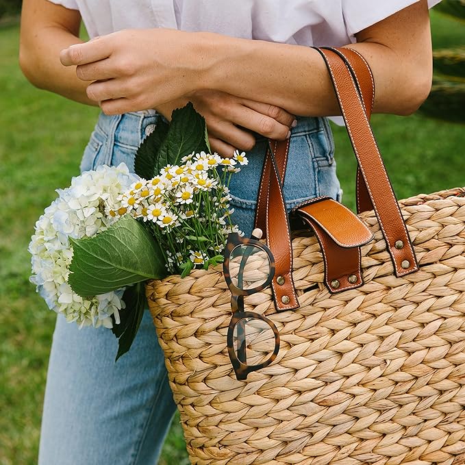 Peepers by PeeperSpecs Oprah's Favorite Women's Round Stardust Blue Light Blocking Reading Glasses