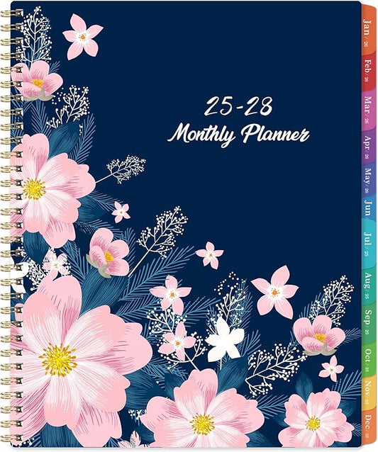 2025-2028 Monthly Planner - July 2025 - June 2028, 3 Year Monthly Planner, Monthly Calendar, 9" x 11", Notes Pages, Inner Pocket, 36 Monthly Tabs