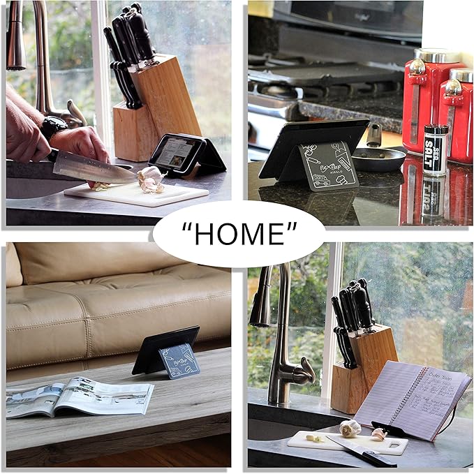 Airplane Travel Essentials for Flying Flex Flap Cell Phone Holder & Flexible Tablet Stand for Desk, Bed, Treadmill, Home & in-Flight Airplane Travel Accessories - Travel Must Haves Cool Gadgets