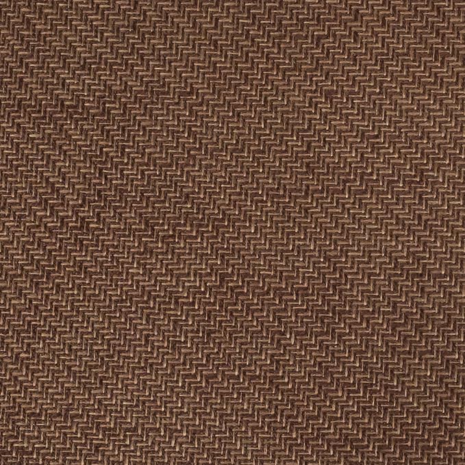 Chair Cushion Memory Foam Pads with Ties Honeycomb Pattern Slip Non Skid Rubber Back Rounded Square 16" x 16" Seat Cover, Herringbone Brown
