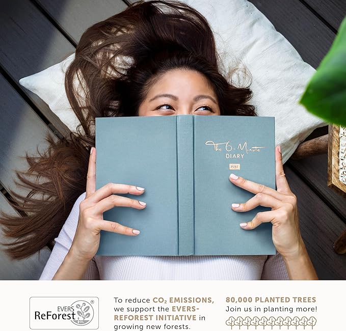 6-Minute Diary Pure – 3 Million User Gratitude Journal for Women w/ Prompts – Guided Self Care Journal Based on Positive Psychology – Daily Manifestation Journal for Self-Love & Mindfulness