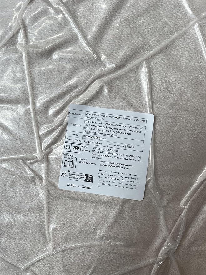 Soft Memory Foam Lumbar Support Pillow for Car Seat with Velvety Suede Cover – Comfortable Back Cushion for Drivers and Passengers