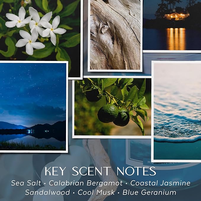 Havenwick Moonlit Reflection Soy Blend 22-oz Large Jar Candle, Long Lasting 110-130 Hour Burn Time with Single Cotton Wick, Relaxing Scented Candles for New Home Gift & Housewarming Parties