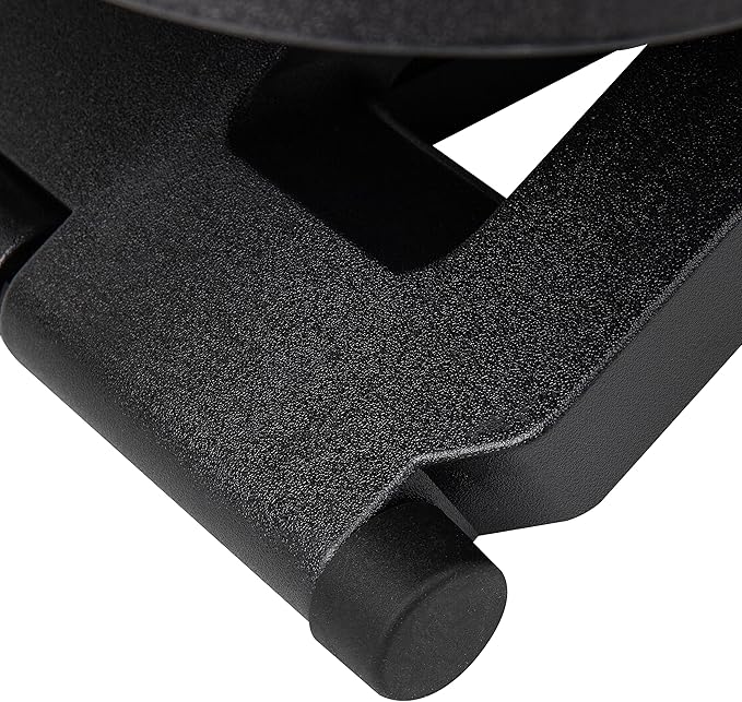 Mind Reader Foot Rest, Under Desk at Work, Ergonomic, Height Adjustable, Office, Plastic, 17"L x 13"W x 6.25"H, Black