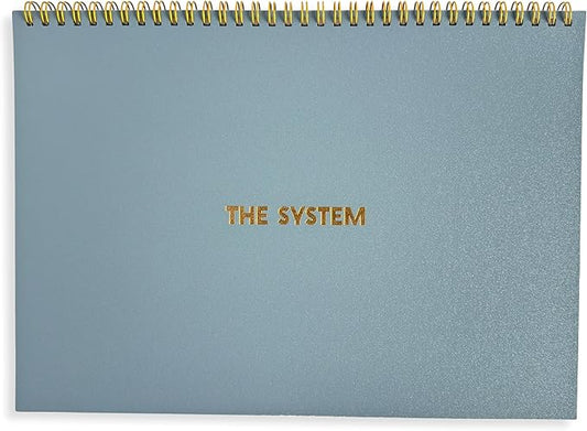 The System Undated Project Planner, Breakdown Goals Into Tasks, Reduce Feelings of Overwhelm, Durable Cover Protects Premium Paper, 8.5” Tall x 11” Wide, 2 Years of Tracking