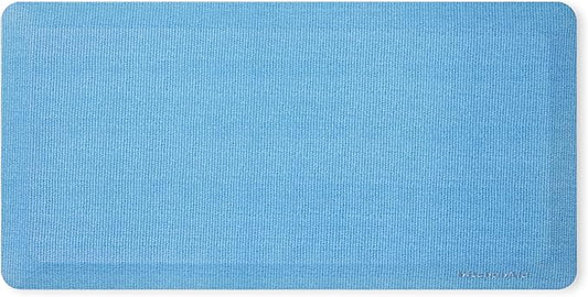 KitchenAid Gourmet Series Kitchen Comfort Gel Mat, Solid Basketweave, Blue Velvet, 20"x39"