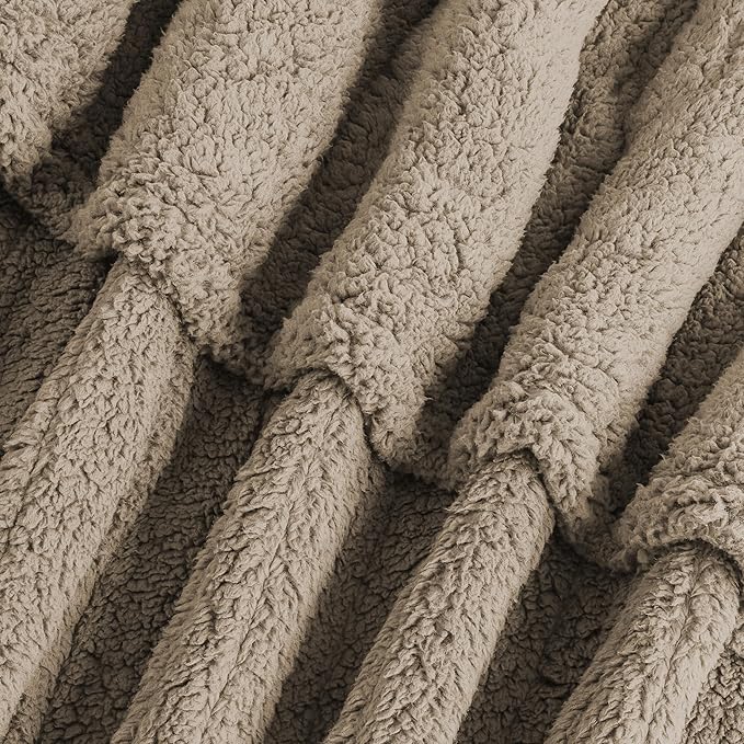 Electric Heated Blanket 6 Heating Settings & 10H Auto Off Full 72×84 Ultra-Soft Warm Machine Washable Home Office Light Brown