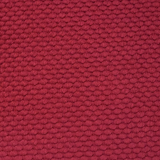 Sweet Home Collection Cushion Memory Foam Chair Pads Honeycomb Nonslip Back Seat Cover 16" x 16" 4 Pack Red