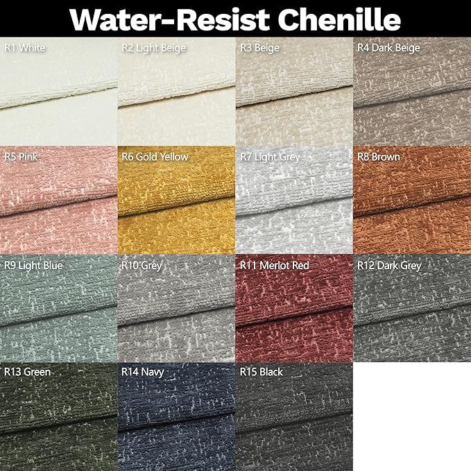 ColourTree Custom Size Bench Cushion Cover, Slipcover Fabric Sample Available | Choose from 8 Standard Series