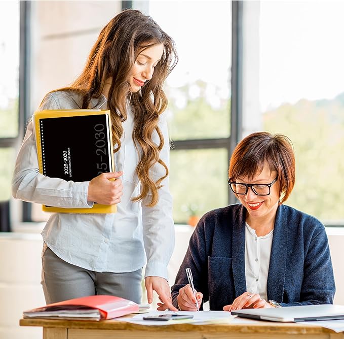 2025-2030 Monthly Planner/Calendar, JUL 2025 - JUN 2030, 5 Year Planner, 2025-2026 Calendarwith Tabs, Double-Side Pocket, 2025-2026 Monthly planner 2025-2030 for Daily Organizing - Black（7.9" x 8.6"）