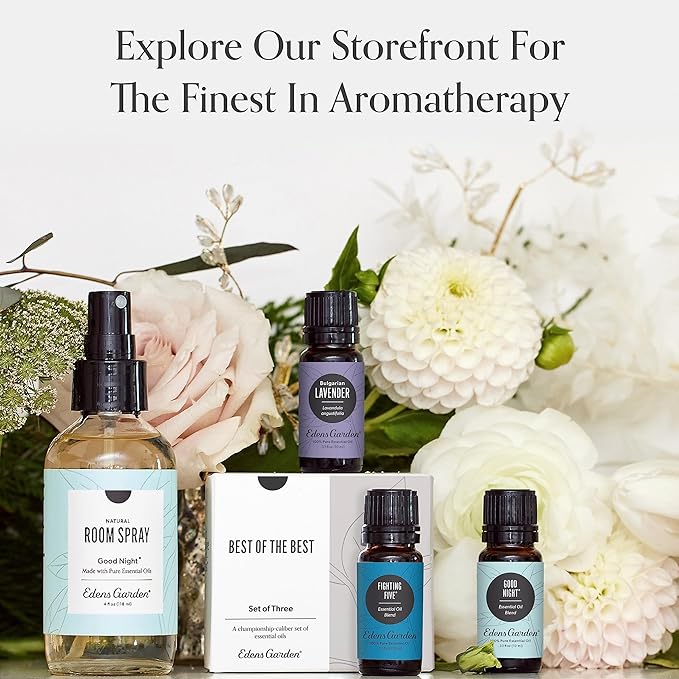 Edens Garden Energy & Focus Essential Oil 3 Set – 100% Pure Therapeutic Grade Aromatherapy Blends Kit For Concentration, Memory & Fatigue – Ideal For Diffuser, Massage, Home & Skin Care, 10 ml/ 3 Pack