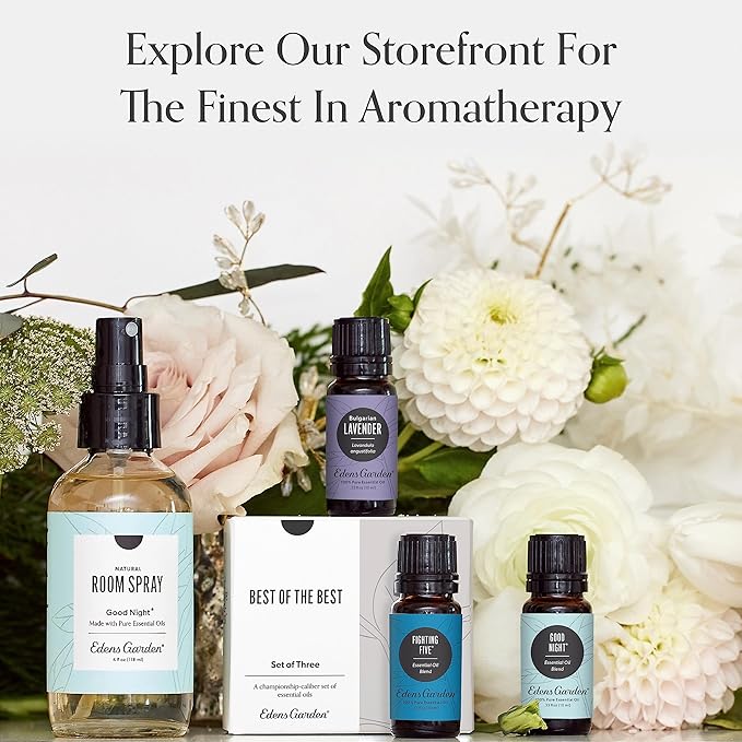 Edens Garden Sleep Essential Oil Discovery Sampler 6 Set – 100% Pure Therapeutic Grade Essential Oils for Relaxation, Calm & Wellness – Aromatherapy Oil Blends for Diffuser & Self-Care, .92 ml/ 6 Pack