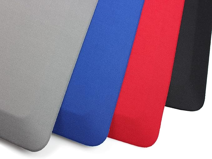 Ultralux Anti-Fatigue Standing Comfort Mat, Thick Non-Slip Cushioned Kitchen Floor Mat 3/4” Thick 16” x 24” Premium Durable Ergonomic Multi-Use Standing Support Pad, Home, Office, Kitchen Rug, Blue