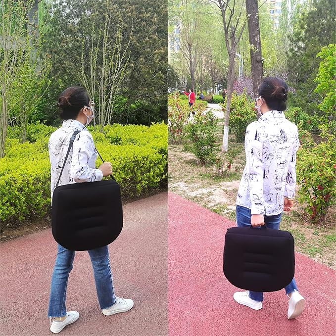 Car Booster Seat Cushion, Chair Cushions, Comfort Seat Cushion Pillow for Office Chair/Car Seat, Butt, Tailbone, Back, Coccyx, Short People Adult Booster Chair Cushions Relief Pad