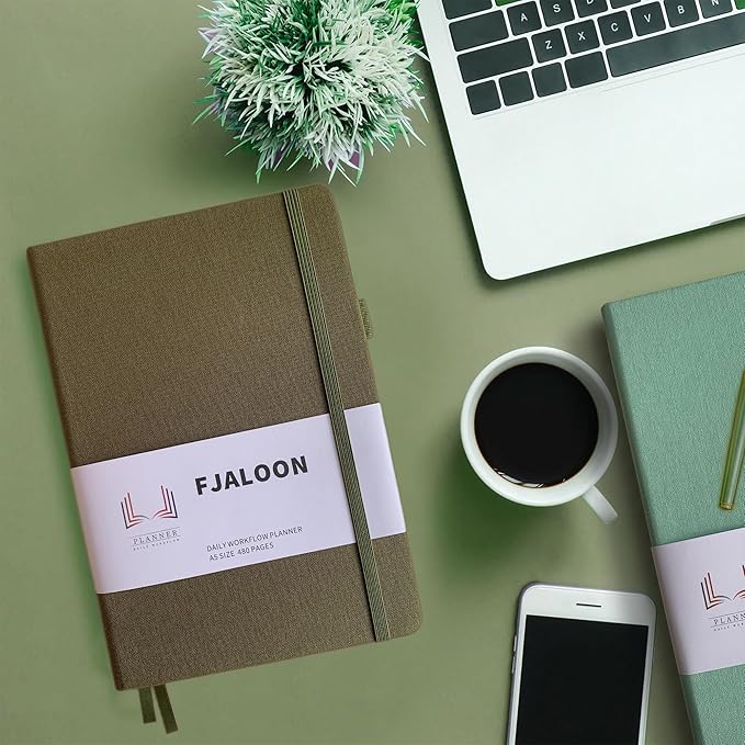 ADHD Planners, ADHD Planner for Adults Undated, Organize Your Days 2026 Keep Focus and Goal Setting (Olive Green)